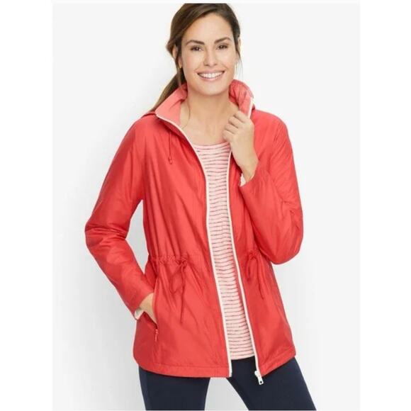 Talbots Jackets & Blazers - T BY TALBOTS Pink Fleece Lined Spring Water Resistant Jacket // XS Petite